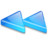 Action arrow blue double left Icon